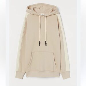 Women’s oversized Beige Hoodie. Large
